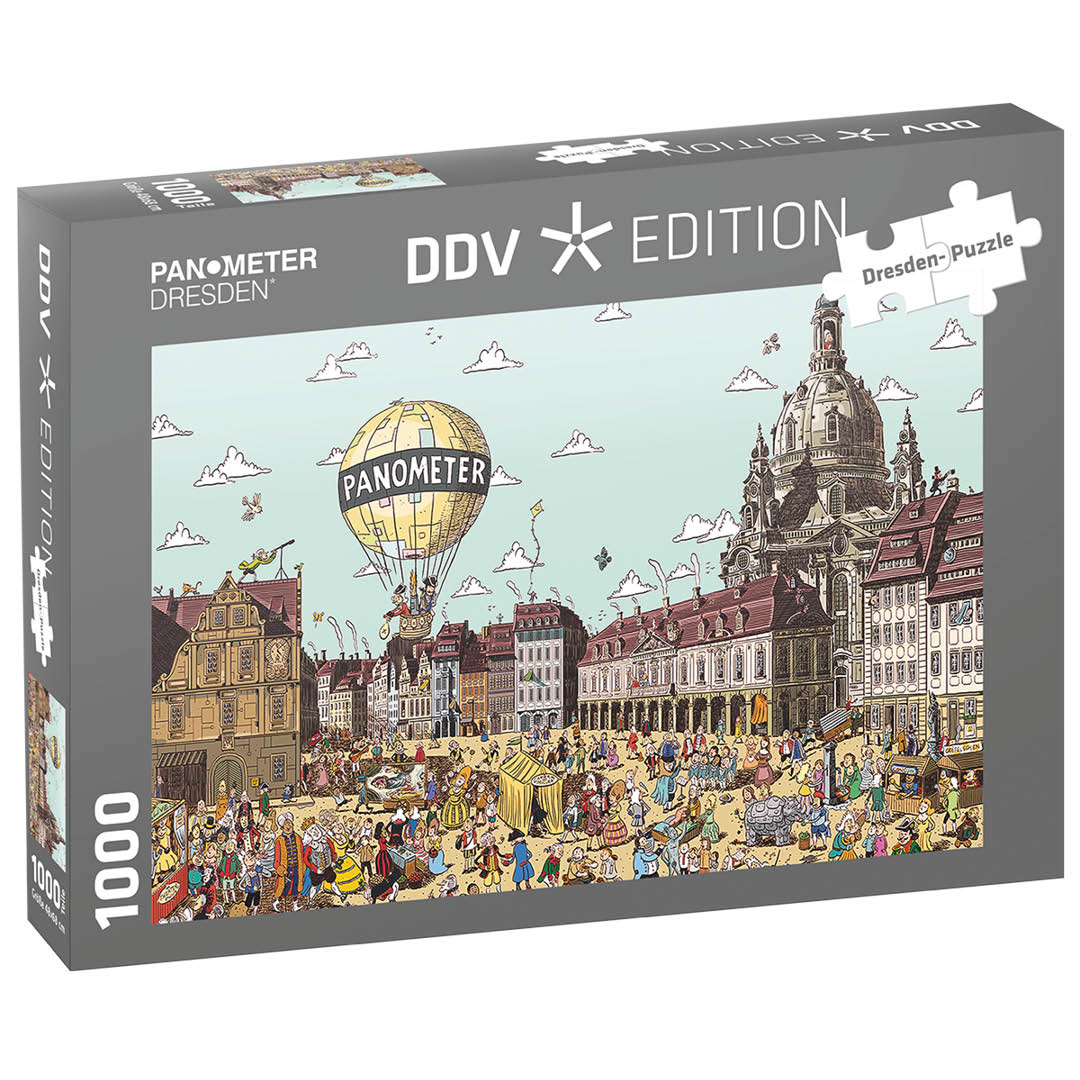 Puzzle Panometer Dresden Wimmelbild | DDV Edition